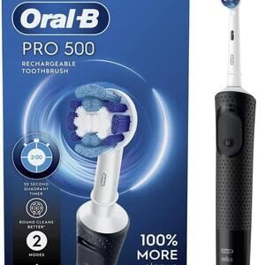 ** Used one time- Oral-B Pro 500 Electric Toothbrush (brush head is new sealed)